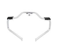 Autoroute Crash Bars Barre Protection Moteur pour Softail Fat Boy Heritage Deluxe Slim Springer Street Bob Breakout Sport Glide 2018-UP Barre Sécurité D'autoroute(Chrome with Rubber)