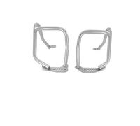 Autoroute Crash Bars pour BMW R NineT Racer Scrambler pour Pure Urban Nine T R9T 2014-2023 Highway Engine Guard Crash Bar Bumper Stunt Cage Frame Protector Moto Crashbar(Silver)