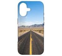 Autoroute du désert Longue Route Droite Vaste Vue Paysage Coque pour iPhone 17