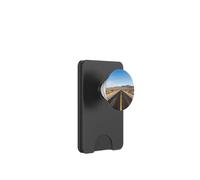 Autoroute du désert Longue Route Droite Vaste Vue Paysage PopSockets PopWallet pour MagSafe