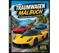 Autos Malbuch - Traumwagen Ausmalbuch für Kinder & Erwachsene | Sportwagen, Oldtimer & moderne Autos: 61 einzigartige Ausmalbilder - inspiriert von ... - perfekte Entspannung & Kreativität