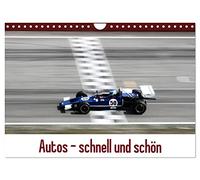 Autos - schnell und schön (Wandkalender 2026 DIN A4 quer), CALVENDO Monatskalender: Die Schönheit und Rasanz von (Renn-) Autos eingefangen in dynamischen Bildern und Details.
