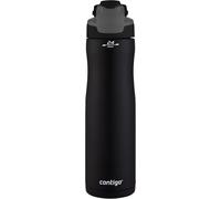 Autoseal Chill Matte Black Water Bottle,Stainless Steel Water Bottle With Autoseal Technology,Insulated Bottle Keeps Drinks Cold For Up To 28 Hours,Bpa Free,720ml