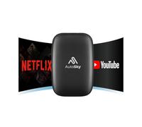 AutoSky Ai Box Lite Air - Streaming en déplacement, Netflix et YouTube dans votre voiture. Convertissez votre CarPlay filaire en CarPlay sans fil ou Android Auto. HotSpot requis pour le streaming