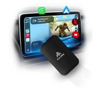 AutoSky Wireless CarPlay & Android Auto AI Box Lite Plus 2.0 Streaming Box with Netflix & YouTube, Plug & Play Multimedia Adapter for Auto