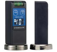 AutoSolo Jauge Numérique de Carrossage et Chasse à Écran LCD - Base Magnétique, Outil d'Alignement pour Garage à Domicile, Plage -90° à +90°