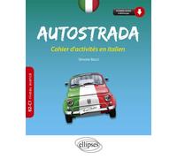 Autostrada - Cahier d'activités en italien B2-C1 (niveau avancé) - Simone Bacci - Ellipses - broché - Méthode de langue