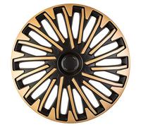 AUTO-STYLE Jeu d'enjoliveurs Soho 13-inch noir/d'or