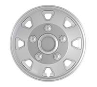 AUTO-STYLE Jeu d'enjoliveurs Itah 14-inch argent (sphère)