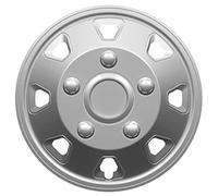 AutoStyle 15'' pouces Enjoliveurs Jeu argent PP 5525 Cap De Roue Enjoliveur Auto