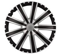 AutoStyle 15'' pouces Enjoliveurs Jeu noir/argenté PP 5125 Cap De Roue Enjoliveur Auto