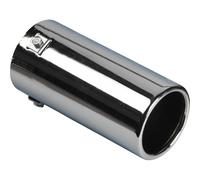 AUTO-STYLE Embout d'échappement Acier/Chromé - rond 80mm - longueur 170mm - 40-77mm joint