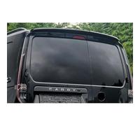 AutoStyle Becquet de toit compatible avec Volkswagen Caddy V Box/MPV 2020- (avec 2 portes battantes) (ABS Noir Luisant)