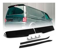AutoStyle Becquet de toit compatible avec Volkswagen Transporter T5 2003-2010 / T5.1 2010-2015 / T6 2015-2020 / T6.1 2020- (avec 2 portes battantes) (ABS Noir Luisant)
