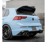 AutoStyle Becquet de Toit (Spoiler Cap) Compatible avec Volkswagen Golf VIII HB 3/5-portes Clubsport/GTI R 2020- (ABS Noir Luisant)