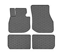 CIKCAR Set Tapis de Caoutchouc Compatible avec BMW iX1 (U11) 2022- (4-pièces + Points de fixage)