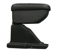 AUTO-STYLE Accoudoir simili cuir compatible avec Smart Fortwo/City/Coupe/cabrio 2007-, Noir