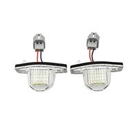 AUTO-STYLE Feux de plaque d'immatriculation LED compatible avec Honda divers