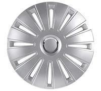 AutoStyle Enjoliveurs 13'' pouces Cap De Roue Jeu Enjoliveur Auto argent PP 5233