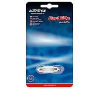 AutoStyle Festoon Ampoule SuperLED 3D 12V/1W Blanc 10x36mm (8000K)