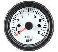 AutoStyle Instrument Performance Blanc Compte-Tours 52mm