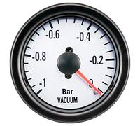 AutoStyle Instrument Performance Blanc Manomètre à Vide 52mm