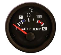 AutoStyle Instrument Performance Noir Manomètre de Température d'Eau 52mm