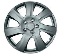 AutoStyle Jeu de 4 enjoliveurs Carolina 17-inch Matt-Gunmetal
