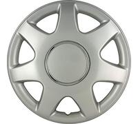 AutoStyle Jeu de 4 enjoliveurs Florida 15-inch Argent