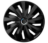 AutoStyle Jeu de 4 enjoliveurs Grip Pro 14-inch Noir