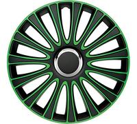 Autostyle Enjoliveurs PP 5135G LeMans 15'' Noir/Vert Pack de 4
