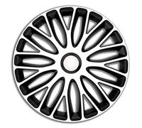 AutoStyle Jeu de 4 enjoliveurs Mugello 17-inch Blanc/Noir
