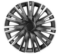 AutoStyle Jeu d'enjoliveurs Copra 15-inch chromé/Noir