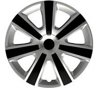 AutoStyle moyeux de moyeu VR 14 pouces ABS argent / noir lot de 4 Zilver G