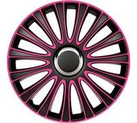 AutoStyle moyeux LeMans 16 pouces ABS noir / rose lot de 4 Roze G