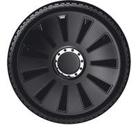 Jeu d'enjoliveurs Silverstone Pro noir 17-inch
