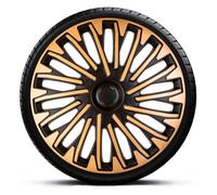 AUTO-STYLE Jeu d'enjoliveurs Soho 14-inch noir/d'or