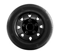 AUTO-STYLE Jeu d'enjoliveurs Itah 14-inch noir (sphère)