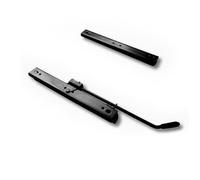 AUTO-STYLE Set de glissières universel pour 1 Siège baquet avec réglage latéral, gris