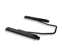 AUTO-STYLE Set de glissières universel pour 1 Siège baquet avec réglage frontal (Largeur 345mm), Noir