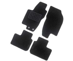 AutoStyle Set de Tapis de Sol Compatible avec Citroën Berlingo Multispace/Opel Combo MPV (Tour) / Peugeot Rifter/Toyota Proace City Verso 9/2019- (3-pièces + Clips de Montage Ovale)