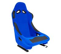 AutoStyle Siège baquet 'BW' - Bleu - Dossier fixe - incl. glissières