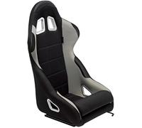 AutoStyle Siège baquet 'K5' - Noir/Gris | Dossier Fixe - in lissières