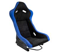 AutoStyle Siège baquet 'LV' - Noir/Bleu