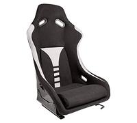 AutoStyle Siège baquet 'RT' - Noir/Gris | Dossier fixe en polyester - in lissières