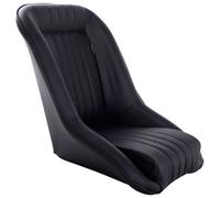 AUTO-STYLE Siège baquet 'Classic' - Simili Cuir Noir - Dossier fixe - incl. glissières