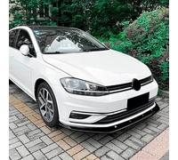 AutoStyle Spoiler avant compatible avec Volkswagen Golf VII (7.5) 2017-2019 excl. GTi/GTD/R/R-Line (ABS Noir luisant)
