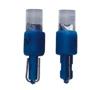 AutoStyle T-5 Ampoules d'Instrument LED 12V Bleu, set de 2 pièces
