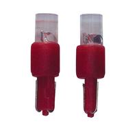 AutoStyle T-5 Ampoules d'Instrument LED 12V Rouge, set de 2 pièces