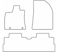 AutoStyle TM BY508 Jeu de tapis de sol